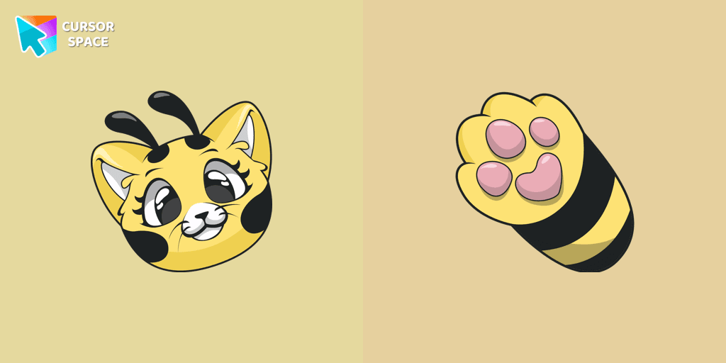 Cat-Bee cursor cursor pack
